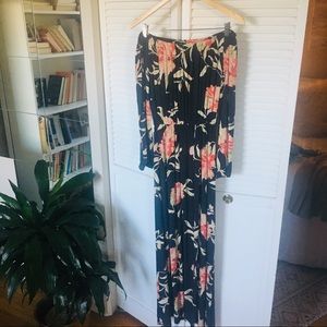 Billabong Off Shoulder Maxi Dress